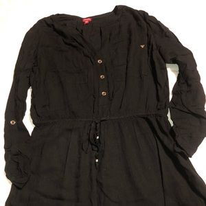 Black Guess long top